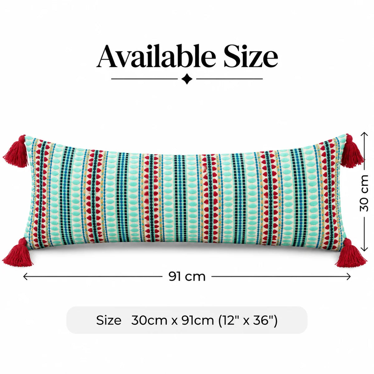 Classic Bloom Jacquard Lumbar Cushion Cover
