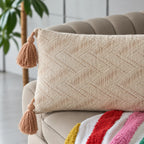 Botanical Heritage Jacquard Lumbar Cushion Cover