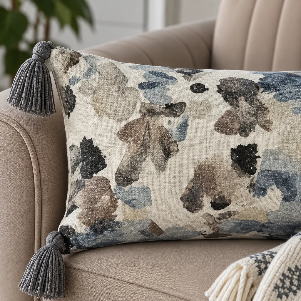 Floral Charm Lumbar Cushion Cover