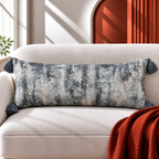 Botanical Crest Printed Cushion Cover