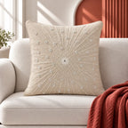 Aureline  Beaded Cushion Cover