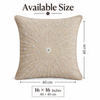 Aureline  Beaded Cushion Cover