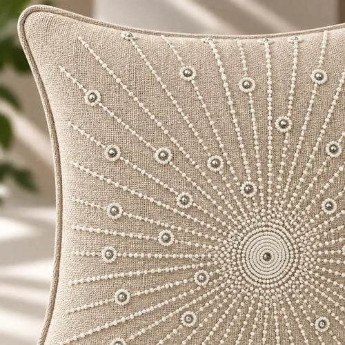 Aureline  Beaded Cushion Cover