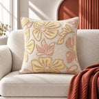 Petalora Embroidered Cushion Cover