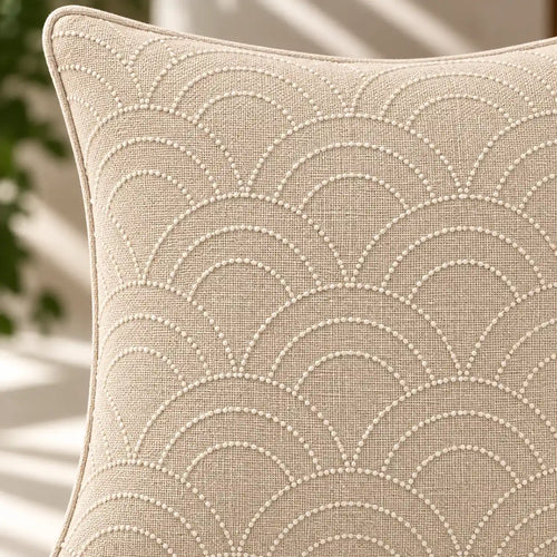 Arc Weave Bead Work Cushion Cover
