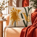 Aurela Bird Embroidered Cushion Cover