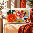Color Garden Embroidered Cushion Cover