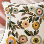 Colorweave Embroidered Cushion Cover