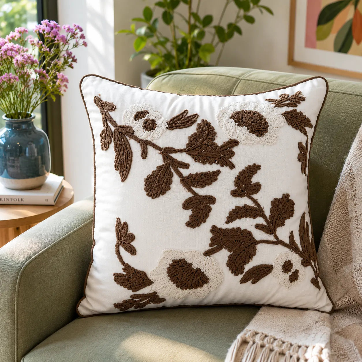 Cotton-Wood Drift cushion cover