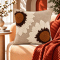 Sunhusk Embroidered Cushion Cover