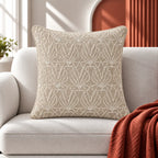 Petal Pattern Beaded Cushion Cover