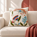 Colorvelle Embroidered Cushion Cover