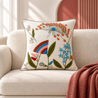Colorvelle Embroidered Cushion Cover