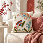 Colorvelle Embroidered Cushion Cover