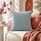 Luxe Boucle Sage Green Cushion Cover