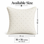 Pearl Dot Beaded Cushion Cover