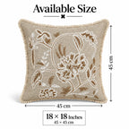 Floral Frame Premium Cushion Cover