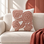 Claywhorl Embroidered Cushion Cover