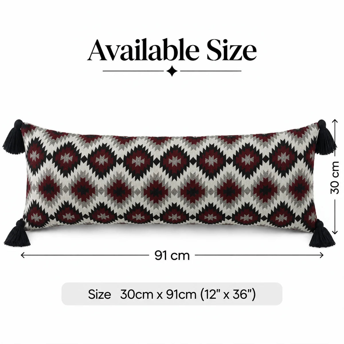 Botanical Grace Jacquard Lumbar Cushion Cove