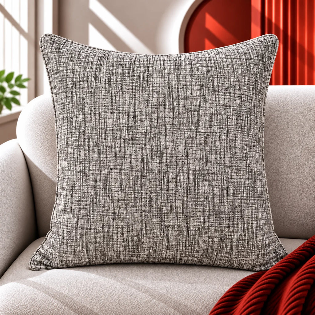 Luxe Ivory Solid Cushion Cover
