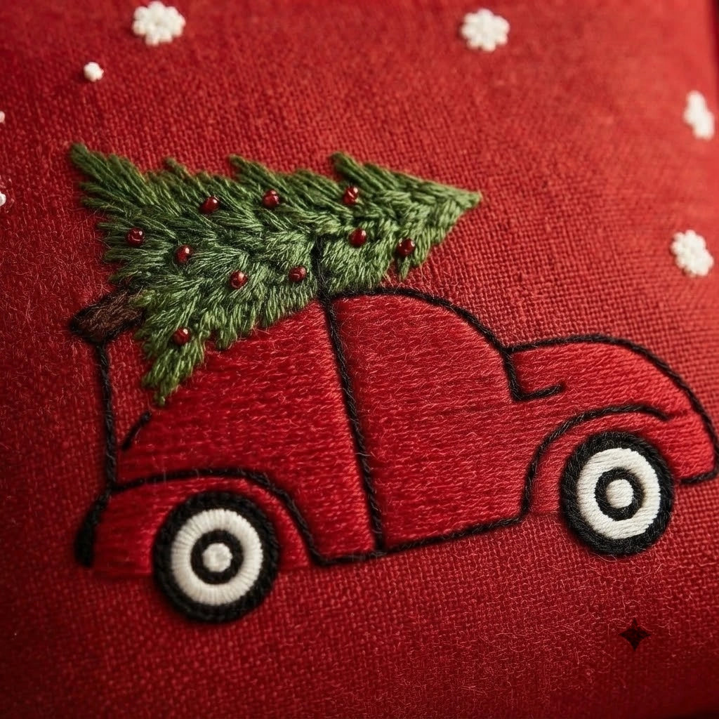 Merry Market Cushion Cover