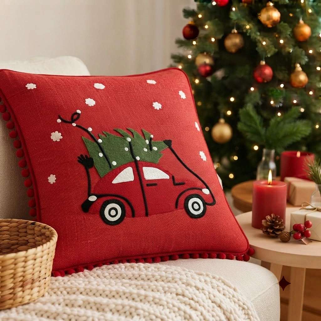 Merry Market Cushion Cover