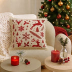 Christmas Cheer Printed Cushion Cover