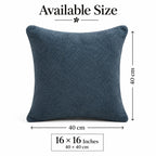 Luxe Boucle Midnight Blue Cushion Cover