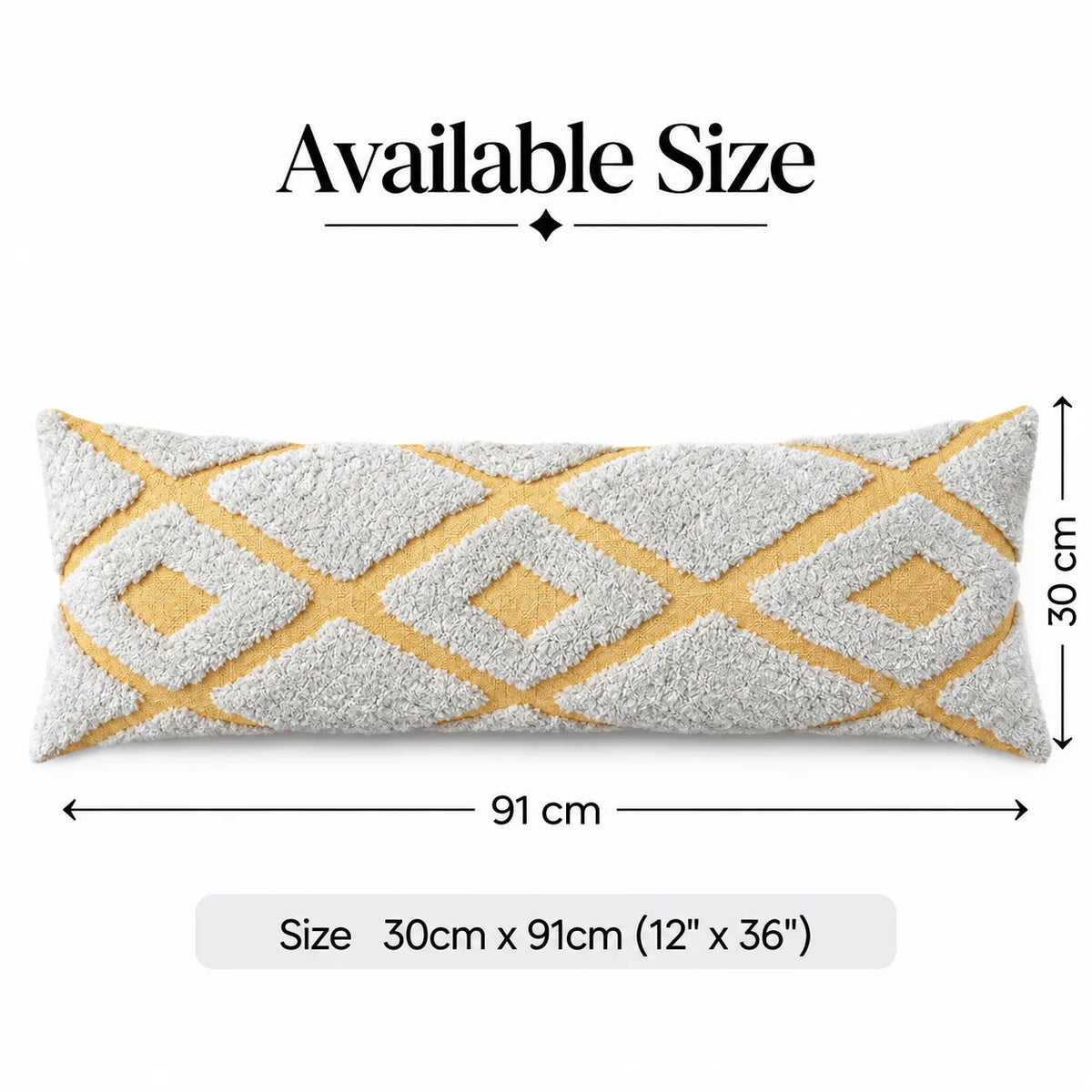 Artisan Tufted Cotton Lumbar Cushion Cover
