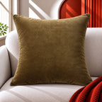 Rustic Bloom Slub Embroidered Cushion Cover