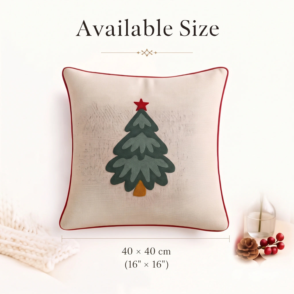 Grey Holly Cushion Cover