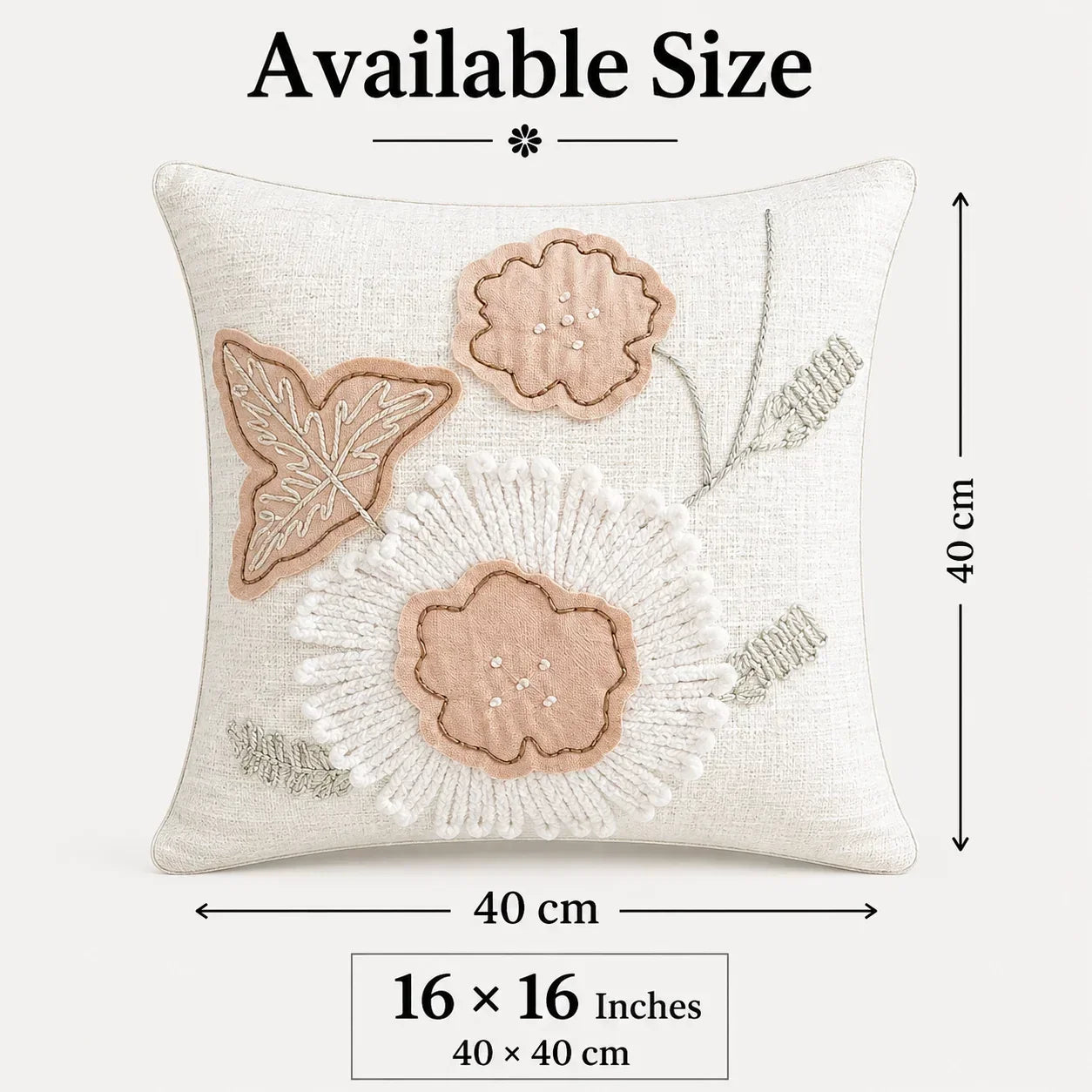 Blush Bloom Cushion Cover