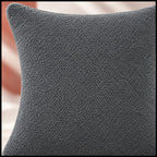 Luxe Boucle Charcoal Cushion Cover