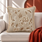 Floral Frame Premium Cushion Cover
