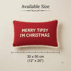 Merry Mistletoe Lumbar Cover