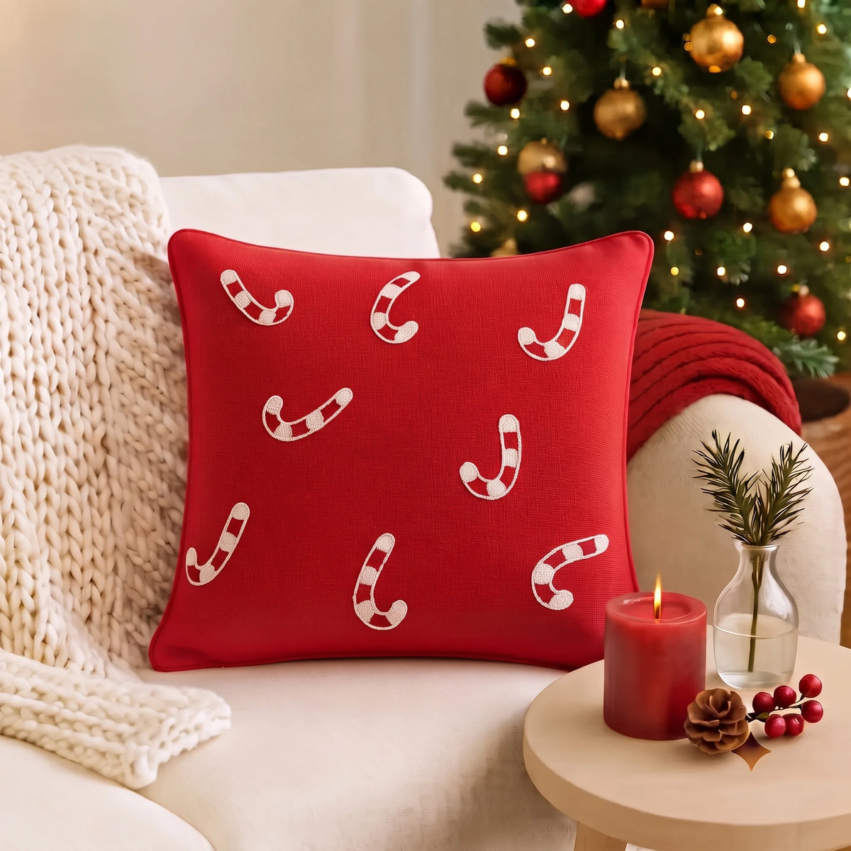 Santa’s Workshop Cushion Cover