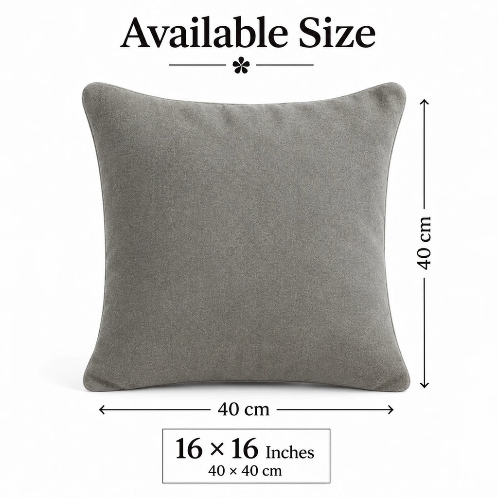 Luxe Boucle Beige Cushion Cover