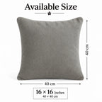 Luxe Boucle Beige Cushion Cover