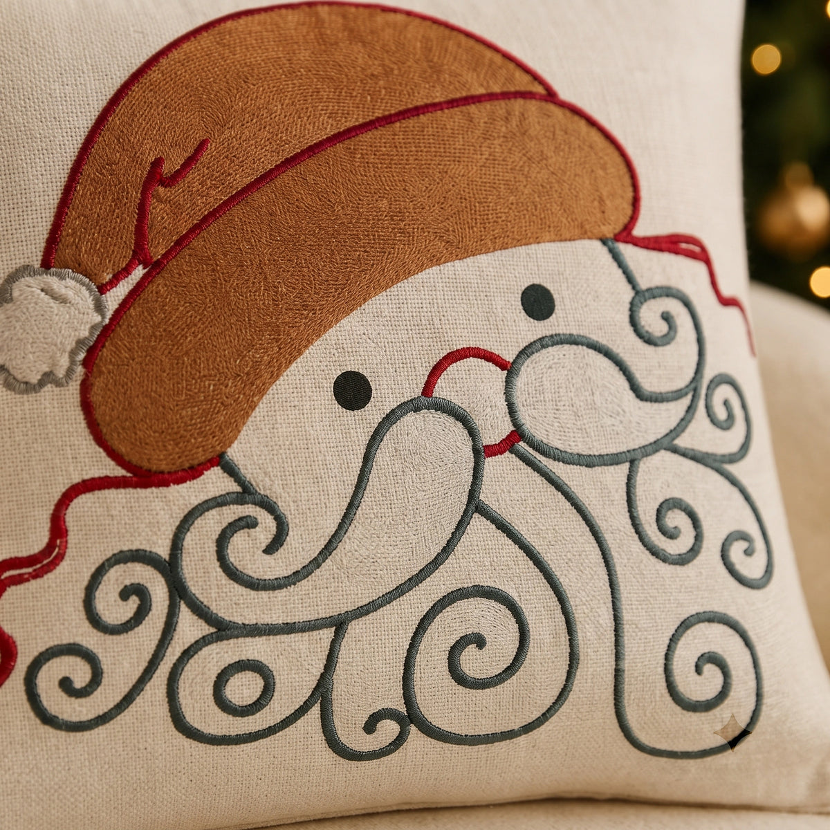 Cozy Santa Cushion Cover