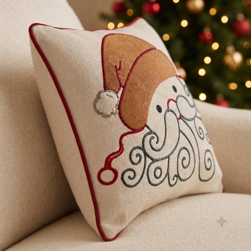 Cozy Santa Cushion Cover