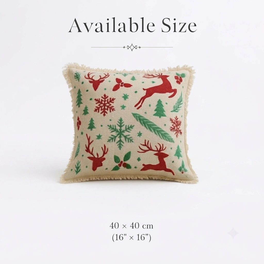 Merry Noel Printed Cushion Cover